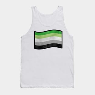 Foggy Aromantic Pride Flag Tank Top